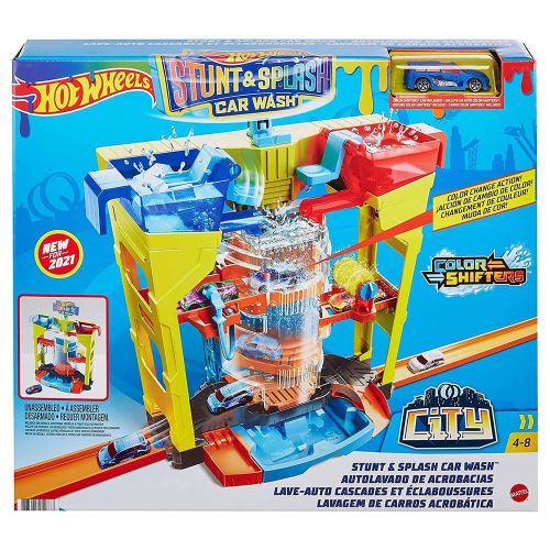 הוט ווילס - תחנת שטיפת מכוניות משנות צבעים - HOT WHEELS GRW37