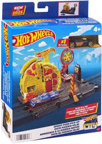הוט ווילס - עיר חנות פיצה או תחנת תדלוק  - HOT WHEELS HMD53