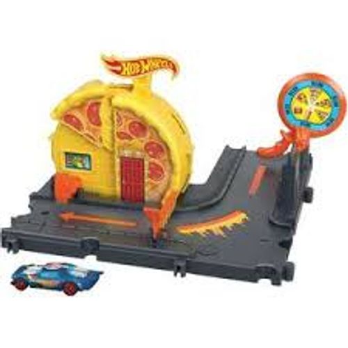 הוט ווילס - עיר חנות פיצה או תחנת תדלוק  - HOT WHEELS HMD53