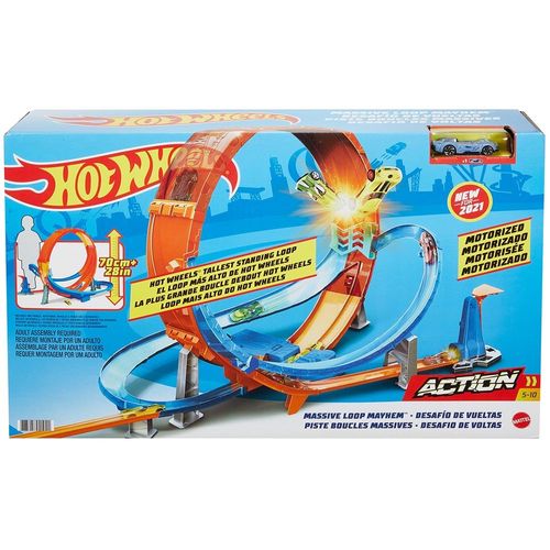 הוט ווילס - מסלול עם לולאה ענקית - HOT WHEELS GTV14