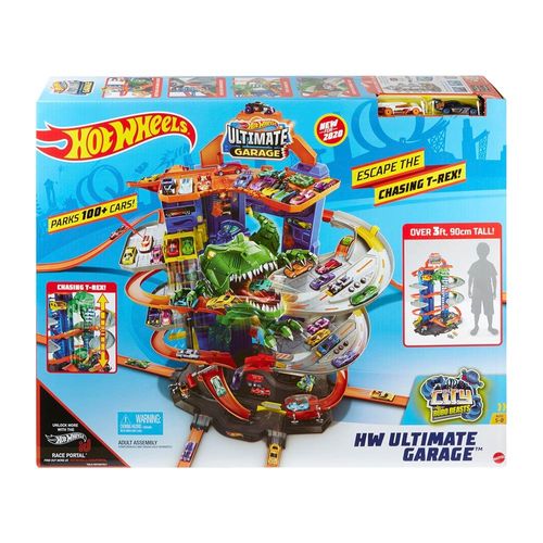 הוט ווילס - חניון מכוניות ענק עם טי רקס - HOT WHEELS GJL14