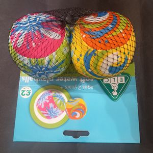 זוג כדורי משחק מים רכים ספוג  -  SOFT WATER PLAYBALLS E21-29