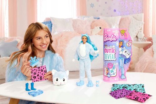 ברבי בובת ברבי קיוטי נצנצים זאבה - BARBIE CUTIE REVEAL
