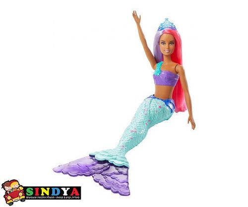 ברבי - בת הים GJK07 - תכלת - BARBIE