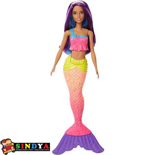 ברבי - בת הים FXT08 - כתומה - BARBIE