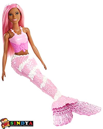 ברבי - בת הים FXT08 - ורודה - BARBIE