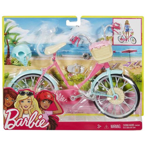 ברבי - אופניים עם סל פרחים - Barbie DVX55