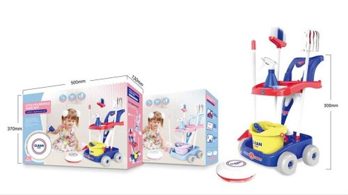 עגלת אביזרי ניקיון - LITTLE HOUSEHOLD ASSISTANT