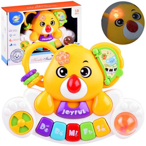 אורגן תינוקות פיל אורות ומוזיקה