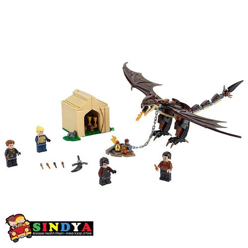 לגו הארי פוטר אתגר ההילוליות 75946 - LEGO Harry Potter™ Hungarian Horntail Triwizard Challenge