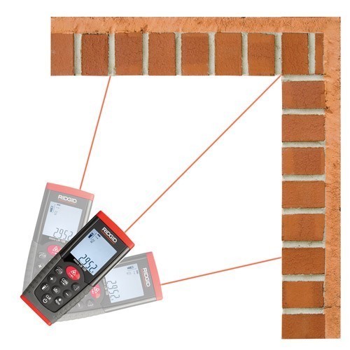 מד טווח לייזר 50m מיקרו מקצועי RIDGID