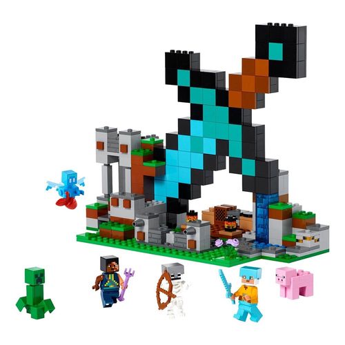 לגו - מיינקראפט מוצב החרב - Lego Mincraft 21244