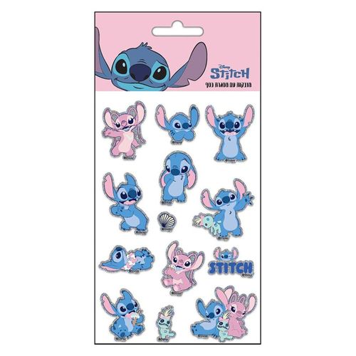 סטיץ - מדבקות מסגרת כסף - STITCH