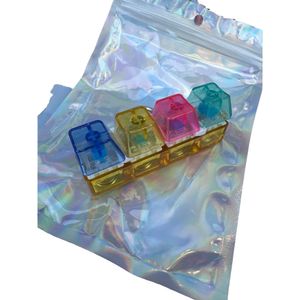 מחזיק מפתחות מקלדת לחצנים מאירים Fidget Toy 4x1