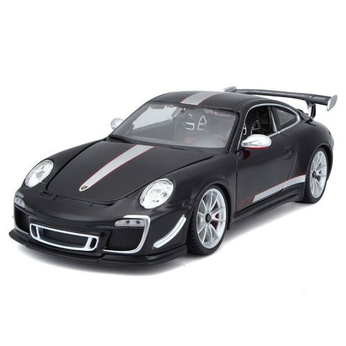 דגם מכונית פורשה גי טי 3 אר אס - Bburago Porsche 911 GT3 RS 4.0 Black 1:18