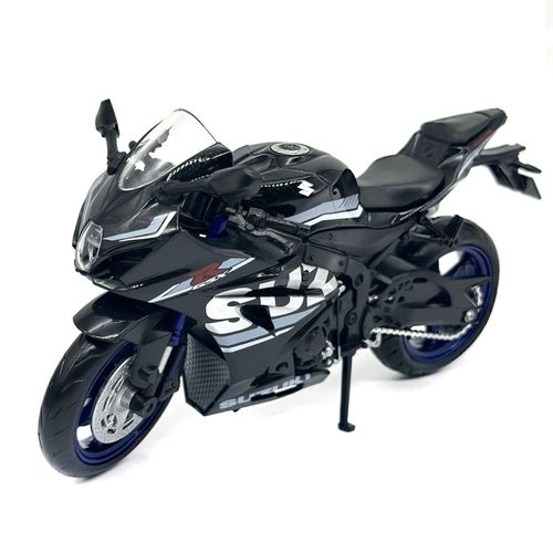 דגם אופנוע סוזוקי סופר ספורט 1000 - RMZ 2021 SUZUKI GSX-R1000R 1:12 BLACK