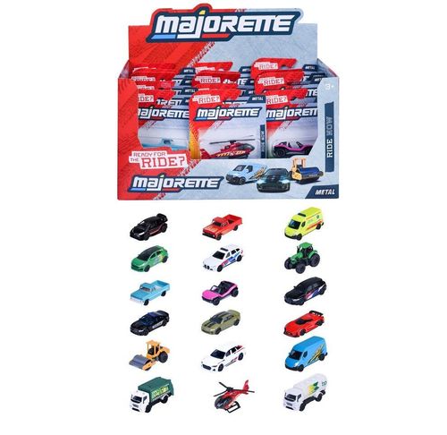 מייג'ורט מכונית מתכת   -  MAJORETTE READY FOR  Street Cars Assorted 18 Models 1:64