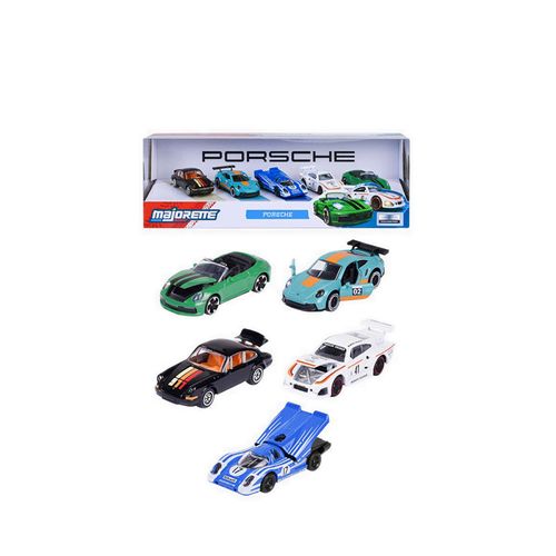 מארז 5 מכוניות מייג'ורט פורשה  שונים - 1:64 MAJORETTE PORSCHE