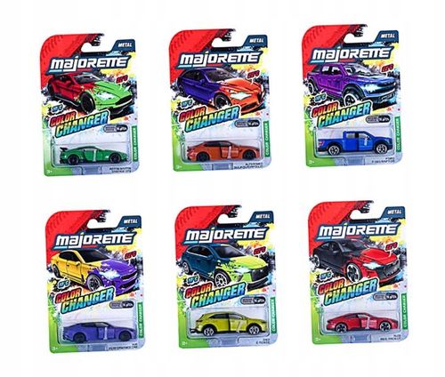 מייג'ורט מכונית מתכת  משנות צבע -  MAJORETTE  Color Changers 1:64