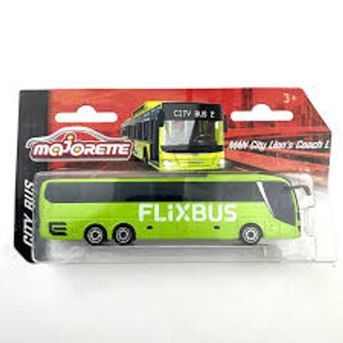 מייג'ורט אוטובוס ממתכת MAN פרמיום 6 דגמים  13 ס''מ - MAJORETTE BUS  MAN City