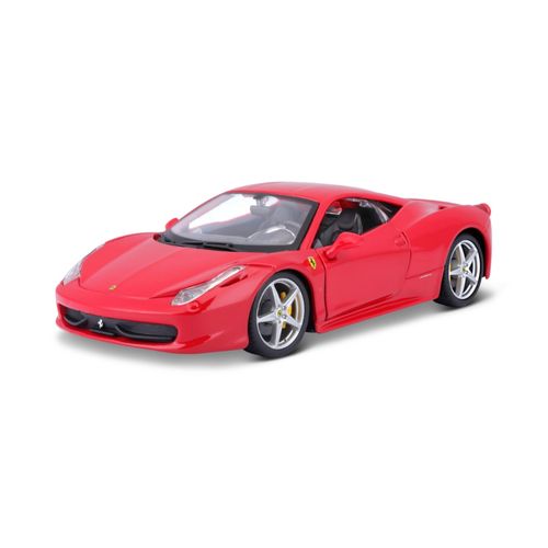 דגם מכונית פרארי ספורט אדומה - Bburago Ferrari 458 Italia 1:24