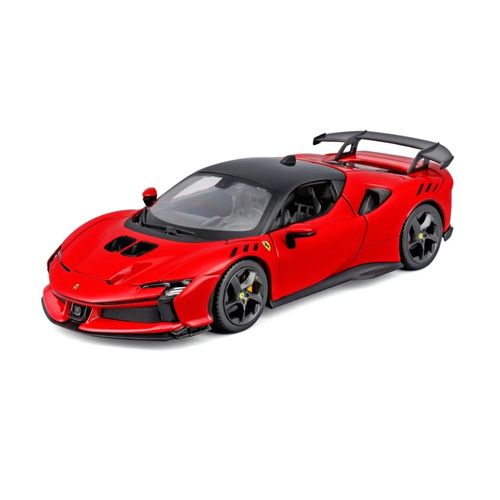 דגם מכונית פרארי ספורט אדומה - Bburago Ferrari SF90 XXStradale 1:24