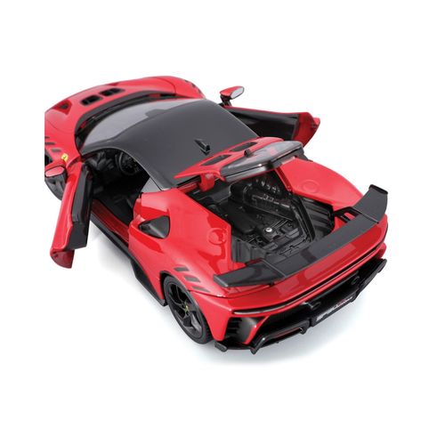 דגם מכונית פרארי ספורט אדומה - Bburago Ferrari SF90 XXStradale 1:24
