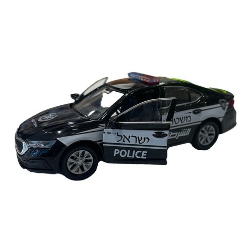 וילי - רכב סקודה אוקטביה משטרה ישראל 1:34 - WELLY SKODA OCTAVIA