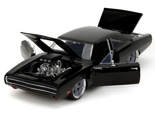 ג'אדה מהיר ועצבני דודג' צ'ארג'ר שחור - JADA FAST FURIOUS DOM'S  Dodge  Charger R\T 1:32
