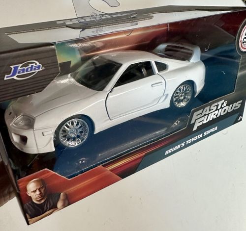 ג'אדה מהיר ועצבני - דגם מכונית טויוטה - 1:32 JADA FAST FURIOUS BRIAN'S TOYOTA SUPRA