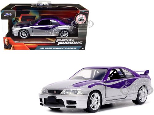 מהיר ועצבני - דגם מכונית ניסאן - 1:32 JADA FAST FURIOUS NISSAN SKYLINE GT-R BCNR33