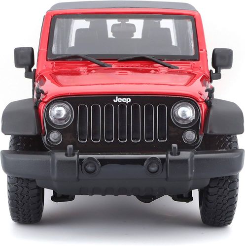 מאיסטו - ג'יפ  רנגלר אדום - MAISTO 2014 JEEP WRANGLER   1:18