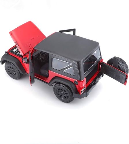מאיסטו - ג'יפ  רנגלר אדום - MAISTO 2014 JEEP WRANGLER   1:18