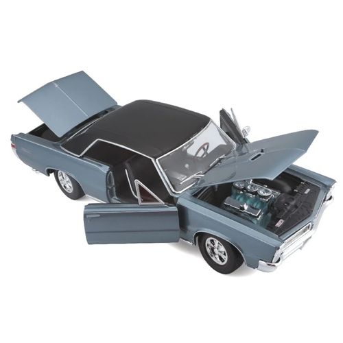 דגם מכונית פונטיאק  - Maisto 1965 Pontiac GTO Gray 1:18