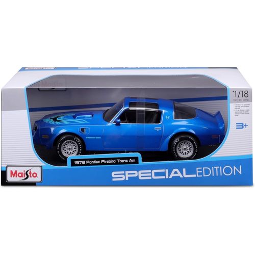 דגם מכונית פונטיאק פיירבירד טראנס אם - Maisto 1978 Pontiac Firebird Trans Am