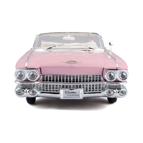 דגם מכונית קאדילק ורוד - Maisto 1959 Cadillac Eldorado Biarritz 1:18