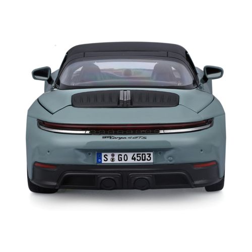 דגם מכונית פורשה 911 טארגה - Maisto Porsche 911 Targa 4 GTS Gray Green 1:18