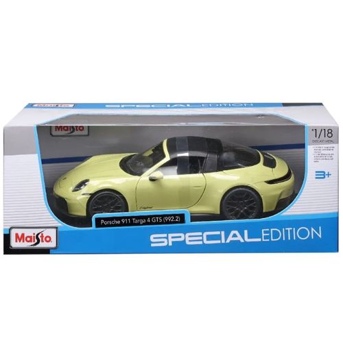 דגם מכונית פורשה 911 טארגה -  Maisto Porsche 911 TARGA 4 GTS 1:18