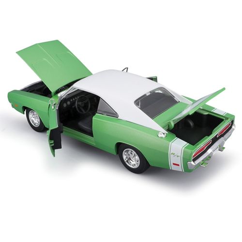 דגם מכונית דודג' צ'ארג'ר ירוקה - Maisto 1969 Dodge Charger R/T GREEN 1:18