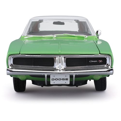 דגם מכונית דודג' צ'ארג'ר ירוקה - Maisto 1969 Dodge Charger R/T GREEN 1:18