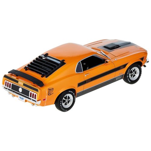 דגם מכונית פורד מוסטנג  כתום - Maisto 1970 Ford Mustang MACH 1 1:18