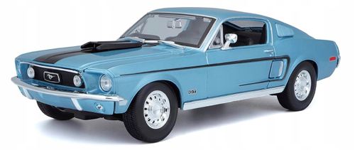 מאיסטו -  דגם מכונית פורד מוסטנג - Maisto 1968 Ford Mustang GT COBRE JET 1:18