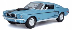 מאיסטו -  דגם מכונית פורד מוסטנג - Maisto 1968 Ford Mustang GT COBRE JET 1:18