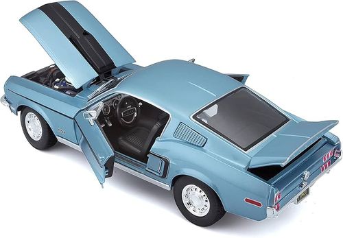 מאיסטו -  דגם מכונית פורד מוסטנג - Maisto 1968 Ford Mustang GT COBRE JET 1:18