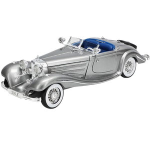 דגם מכונית מרצדס אספנות -  Maisto Mercedes-Benz 500 K Typ Special Roadster Silver 1:18