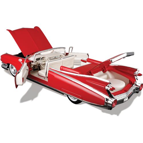 מאיסטו - דגם מכונית  קאדילק  אדום - Maisto 1959 Cadillac Eldorado Biarritz Red 1:18