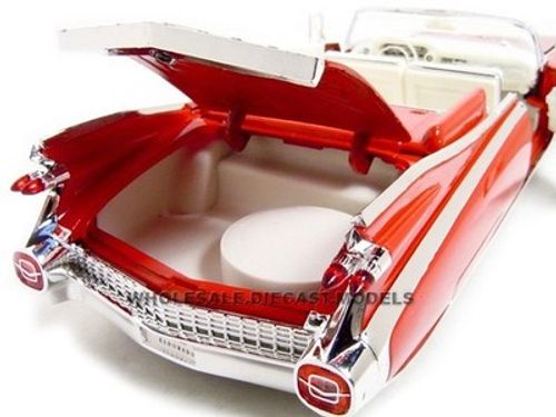 מאיסטו - דגם מכונית  קאדילק  אדום - Maisto 1959 Cadillac Eldorado Biarritz Red 1:18