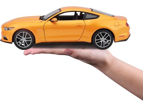 מאיסטו - דגם מכונית פורד מוסטנג  כתום - Maisto Ford Mustang GT  2015 1:18