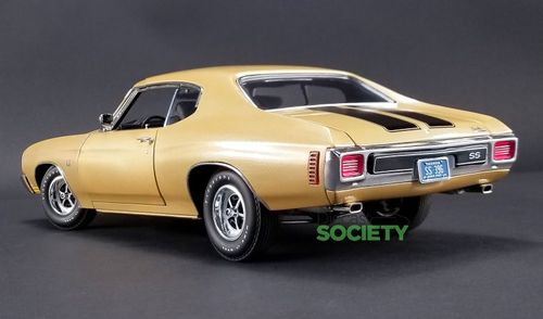 מאיסטו - דגם שברולט שבל זהב  - Maisto 1971 Chevrolet Chevelle SS 454 SPORT COUPE 1:18