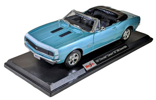 מאיסטו - מכונית שברולט קמארו אס אסצב - Maisto 1967 Chevrolet Camaro SS  396  1:18